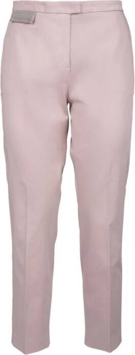 Fabiana Filippi Slim-fit Trousers Roze Dames