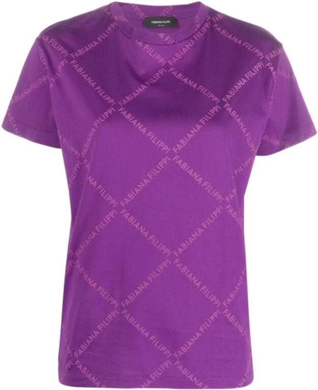 Fabiana Filippi T-Shirts Purple Dames