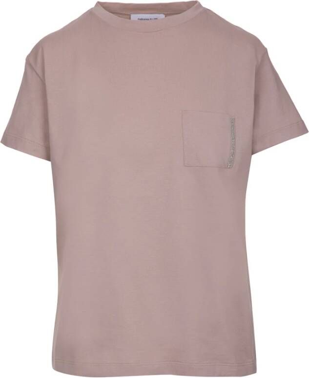 Fabiana Filippi T-Shirts Roze Dames