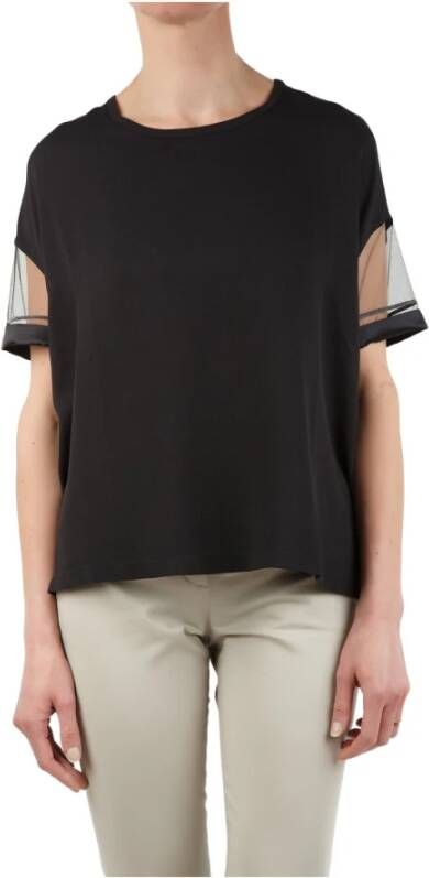 Fabiana Filippi T-Shirts Zwart Dames