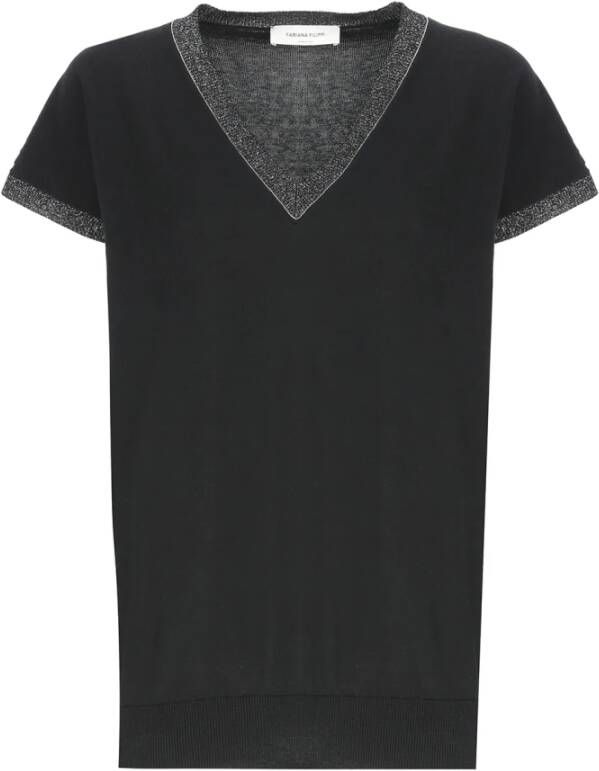 Fabiana Filippi T-Shirts Zwart Dames