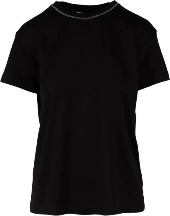 Fabiana Filippi T-Shirts Zwart Dames
