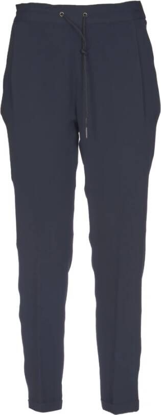 Fabiana Filippi Cropped Trousers Blauw Dames