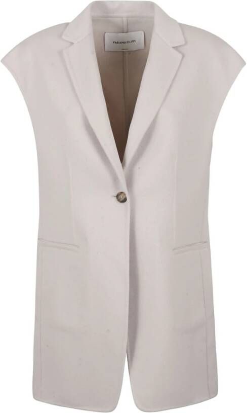 Fabiana Filippi Stijlvolle Jassen Beige Dames