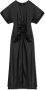 Fabiana Filippi Vlindermouw Jurk Zwart Dames - Thumbnail 1