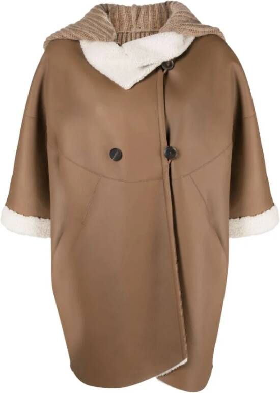 Fabiana Filippi Winter Jackets Bruin Dames