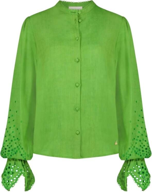 Fabienne Chapot Blouse overhemd Groen Dames