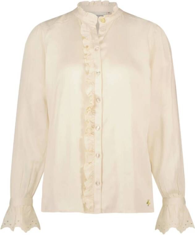 Fabienne Chapot Blouse lange mouw Beige Dames