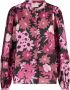 Fabienne Chapot gebloemde blouse Hollie Cato van gerecycled polyester roze - Thumbnail 2