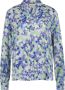 Fabienne Chapot Blauwe Popping Flowers Blouse Blue Dames - Thumbnail 3
