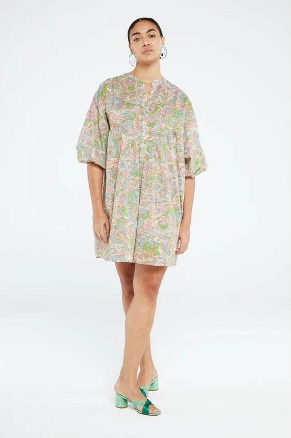 Fabienne Chapot jurk Dover Dress van biologisch katoen multi - Foto 5