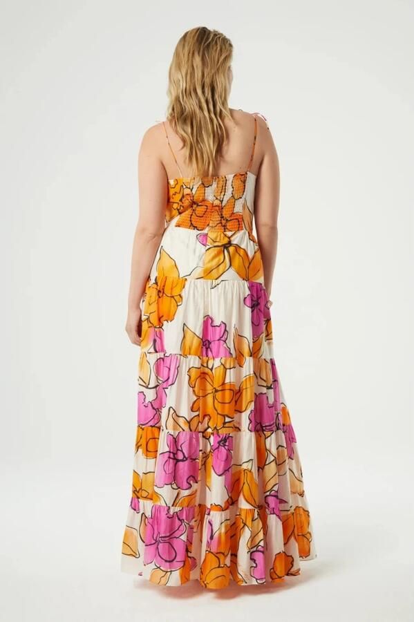 Fabienne Chapot Alice Maxi Jurk Mimosa Cassis Print Multicolor Dames - Foto 3