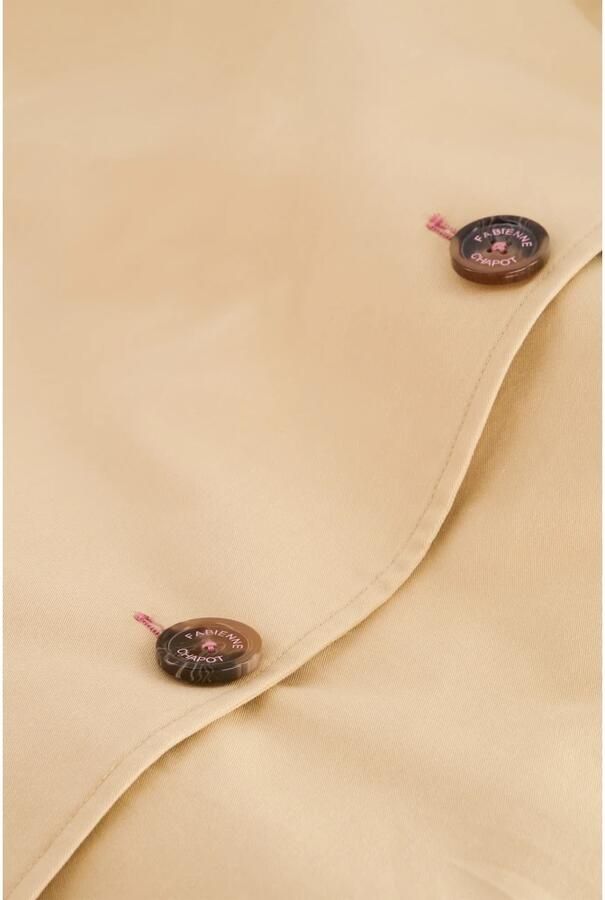 Fabienne Chapot Beige Oversized Trenchcoat met Strik Beige Dames - Foto 2