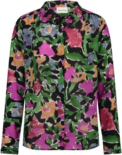 Fabienne Chapot Bloemenprint Lange Mouw Blouse Multicolor Dames - Foto 5