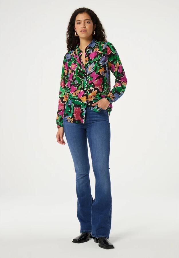Fabienne Chapot Bloemenprint Lange Mouw Blouse Multicolor Dames - Foto 2