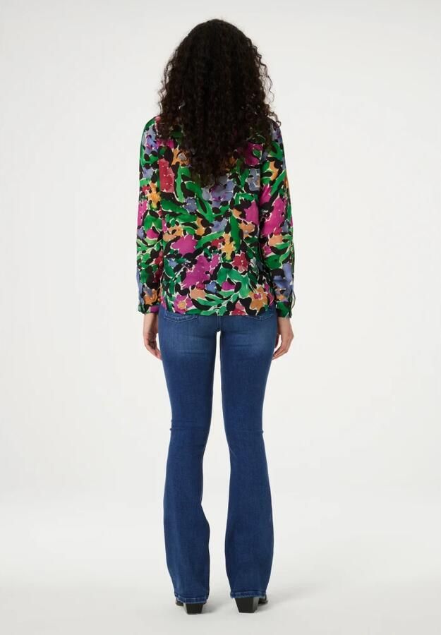 Fabienne Chapot Bloemenprint Lange Mouw Blouse Multicolor Dames - Foto 4