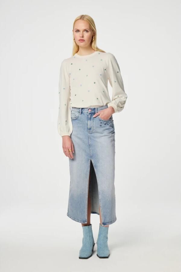 Fabienne Chapot Bloemenprint Pullover Trui White Dames - Foto 4