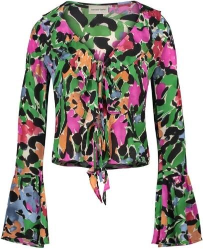 Fabienne Chapot Bloemenprint V-hals Blouse Multicolor Dames