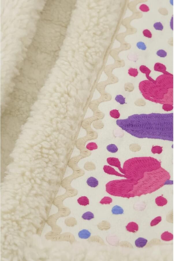 Fabienne Chapot Bloemrijk Geborduurd Vest Beige Dames