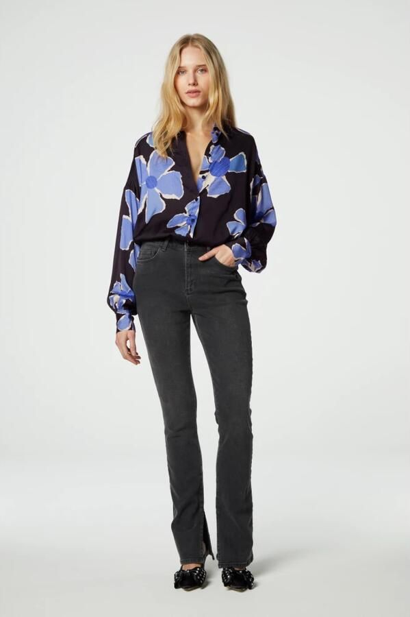 Fabienne Chapot Blouse met klieke kraag en ballonmouwen Multicolor Dames - Foto 4