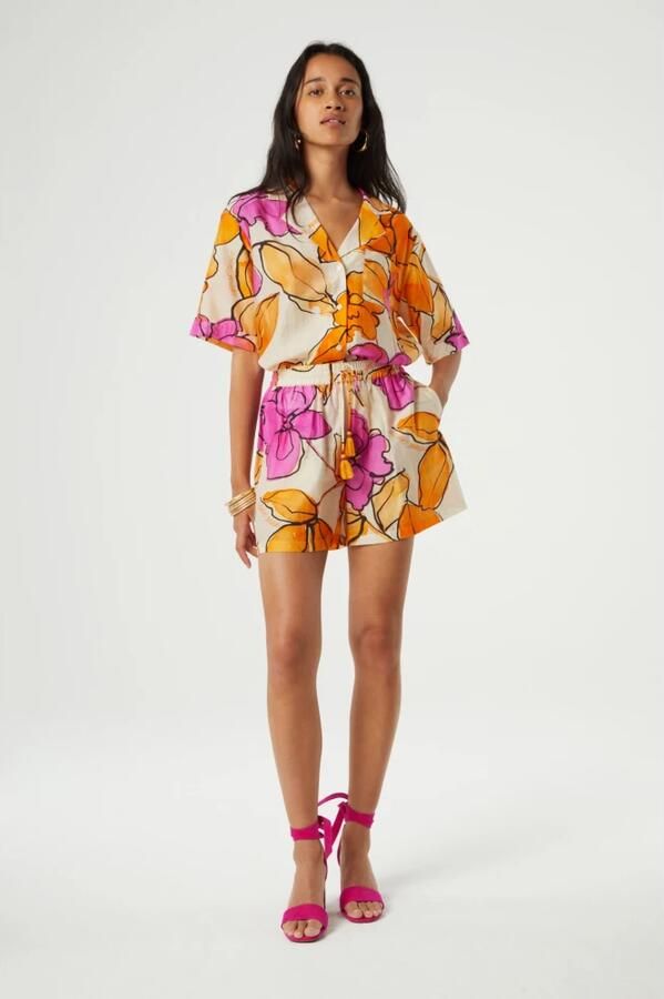 FABIENNE CHAPOT Dames Broeken Boy Shorts Geel - Foto 2