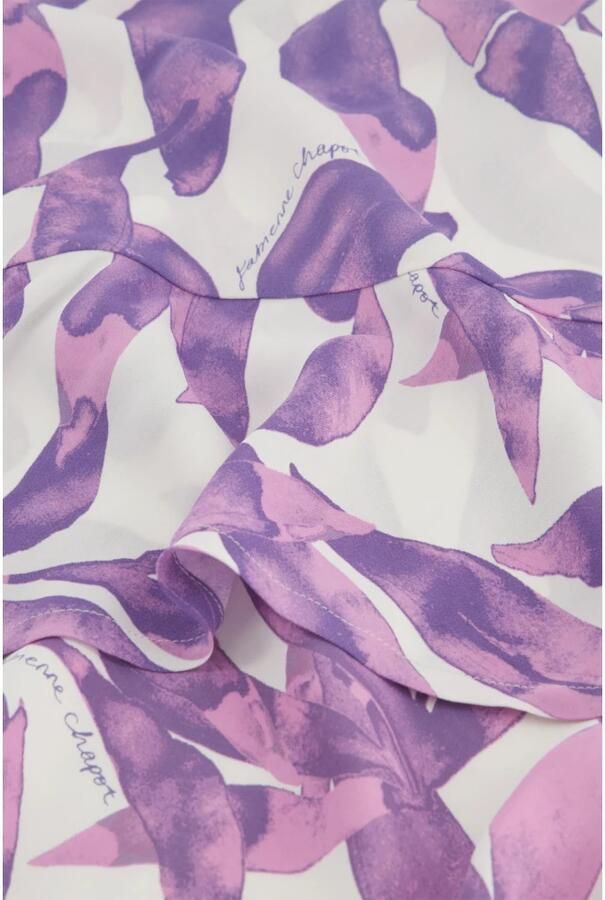 Fabienne Chapot rok Kaia Skirt met all over print paars ecru - Foto 3