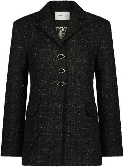 Fabienne Chapot geruite getailleerde blazer Cher zwart - Foto 9