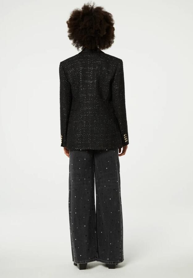 Fabienne Chapot geruite getailleerde blazer Cher zwart - Foto 8