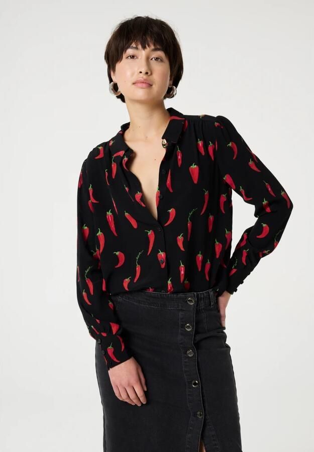 Fabienne Chapot Coco Blouse Black Dames - Foto 4