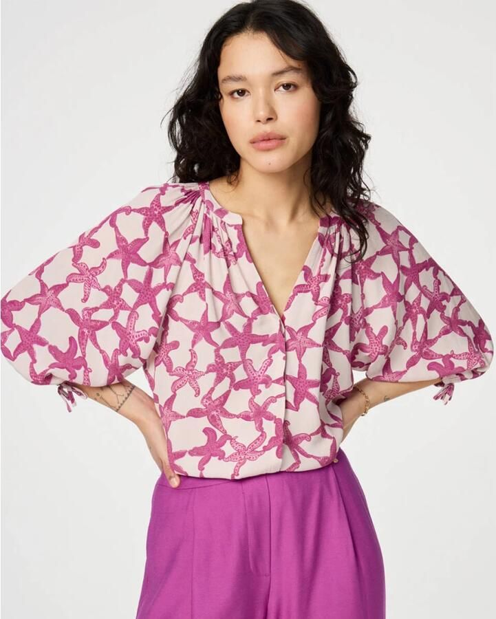Fabienne Chapot Cooper Blouse Lange Mouw Multicolor Dames - Foto 2