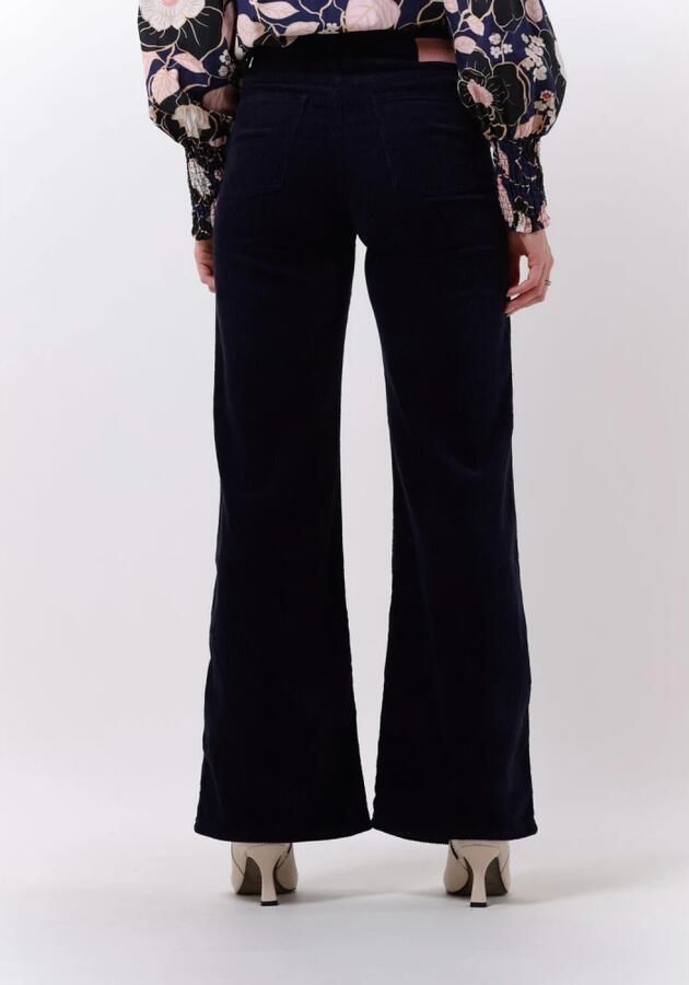 FABIENNE CHAPOT Dames Broeken Eva Cord Wide Leg Trousers Donkerblauw - Foto 4