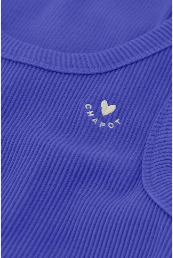 Fabienne Chapot Donkerblauwe Jersey Tanktop Blue Dames - Foto 2