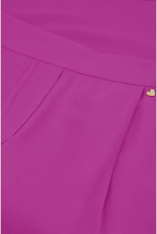 Fabienne Chapot Donkerroze Straight Fit Broek Pink Dames - Foto 2