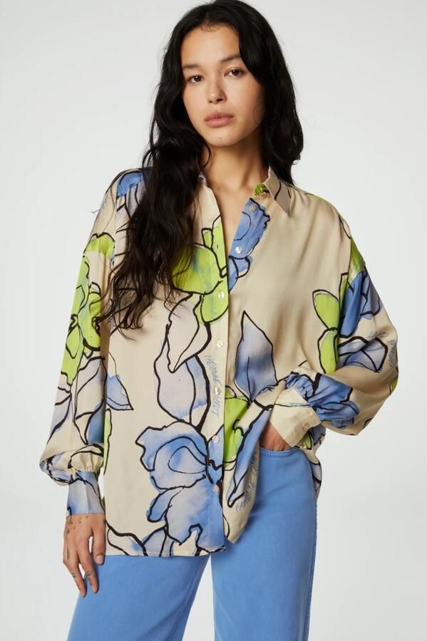 Fabienne Chapot Gabriel Blouse Crème Wit Blue Fairytale Multicolor Dames - Foto 4