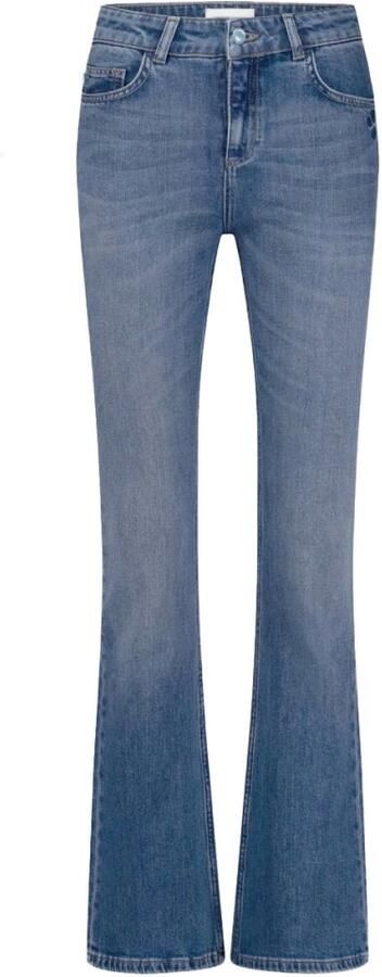 Fabienne Chapot high waist flared jeans medium blue denim - Foto 11