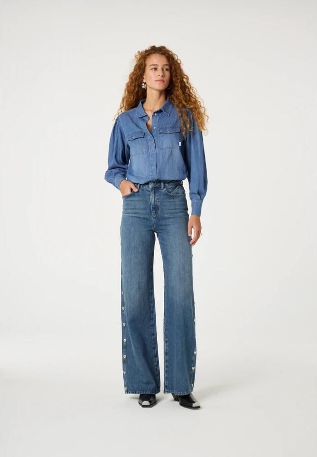 Fabienne Chapot Fabienne Blouse Blue Dames - Foto 3