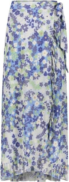 Fabienne Chapot Feestelijke Paisley Ruffle Rok Blue Dames - Foto 5