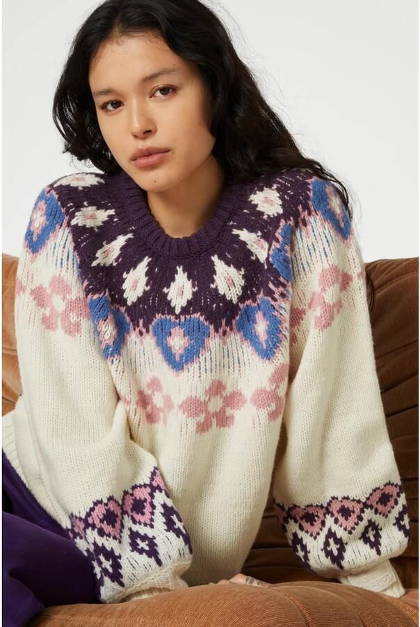 Fabienne Chapot Fijngebreide Pullover met Design Details Meerkleurig Dames - Foto 4