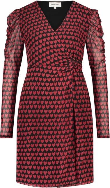 Fabienne Chapot jurk Flake met hartjes rood zwart - Foto 9