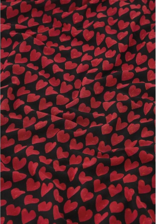Fabienne Chapot jurk Flake met hartjes rood zwart - Foto 5