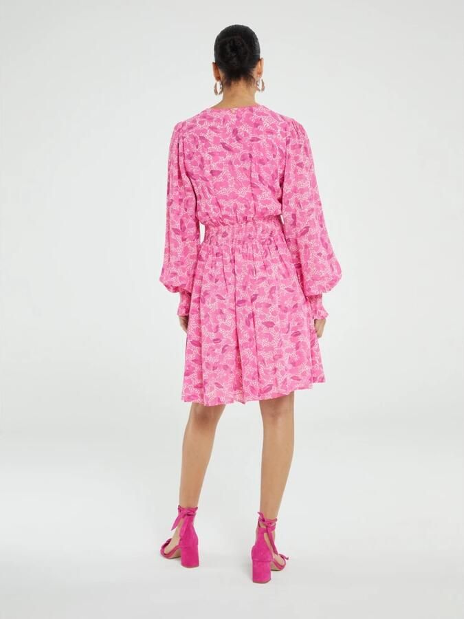 Fabienne Chapot Flowing V-hals Jurk van Viscose Pink Dames - Foto 5