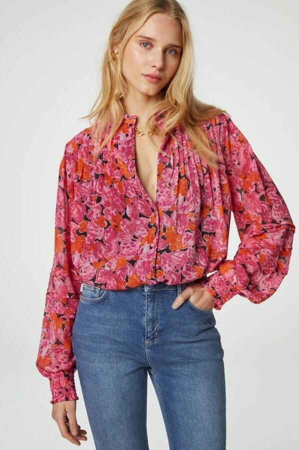 Fabienne Chapot Ferry Blouse lange mouw Multicolor Dames - Foto 3
