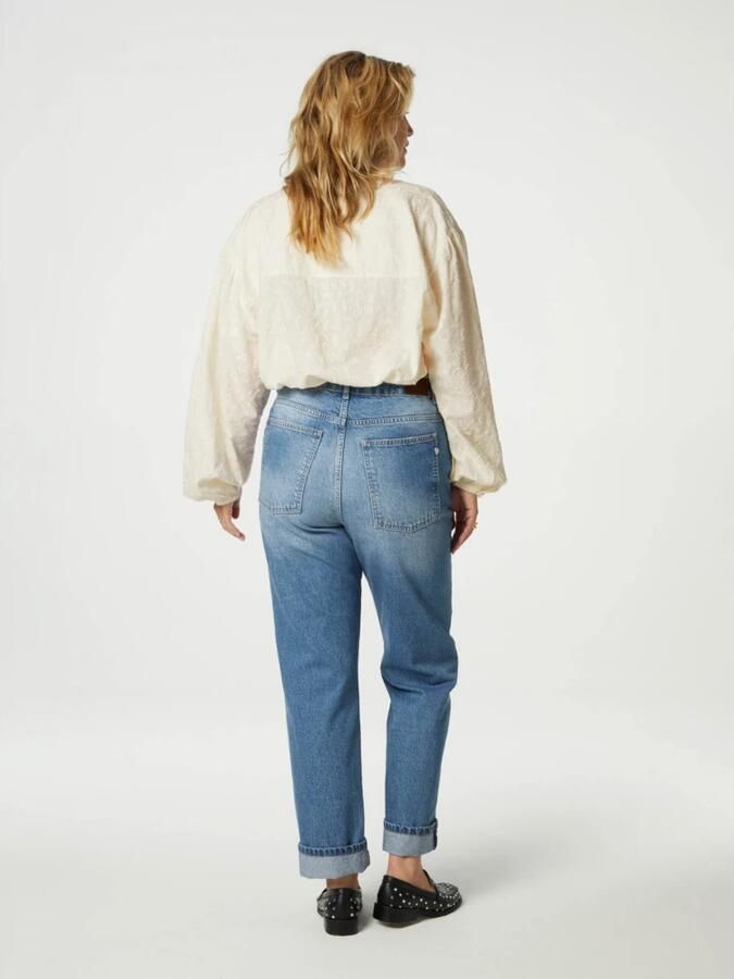 Fabienne Chapot blouse Belle van biologisch katoen ecru - Foto 2