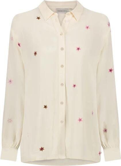 Fabienne Chapot Geborduurde Sterrenblouse Beige Dames