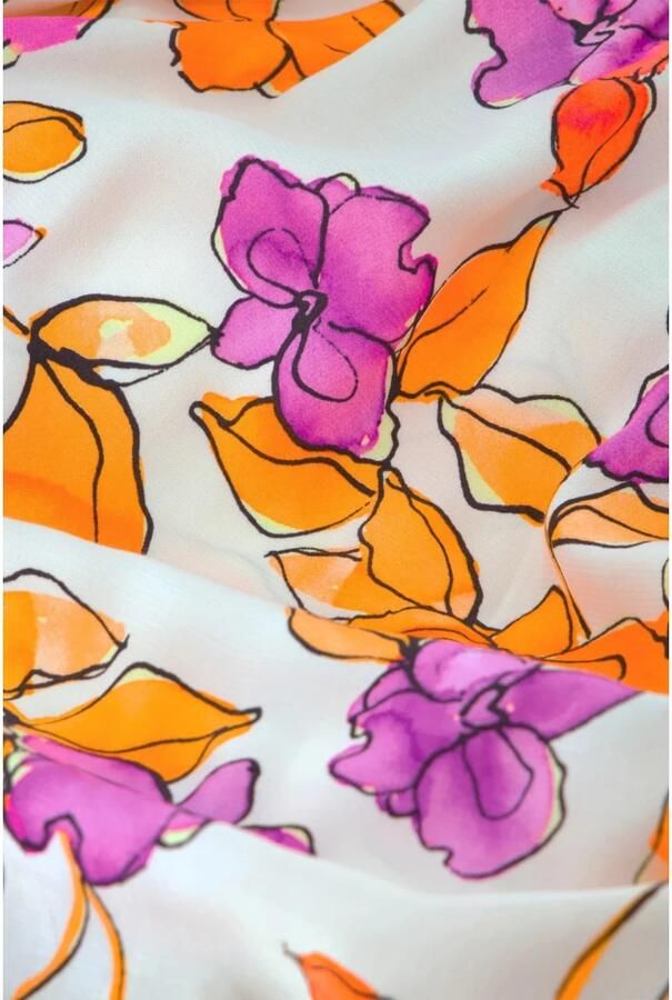 Fabienne Chapot Gedrukte Flowy Blouse Volumineuze Mouwen Multicolor Dames