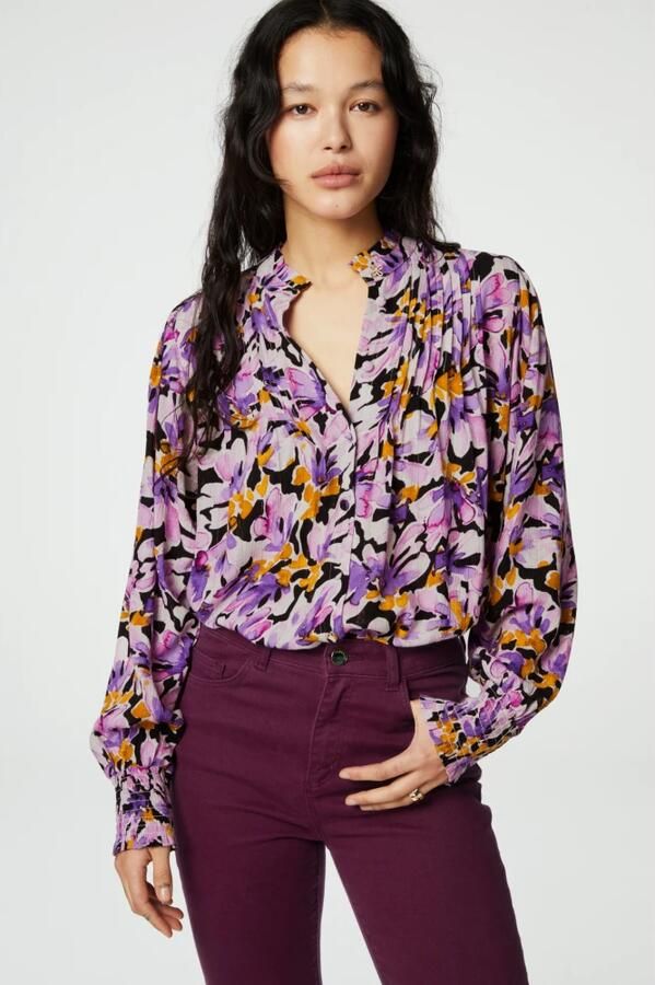 Fabienne Chapot Lucky Blouse met Lange Mouwen Purple Dames - Foto 4