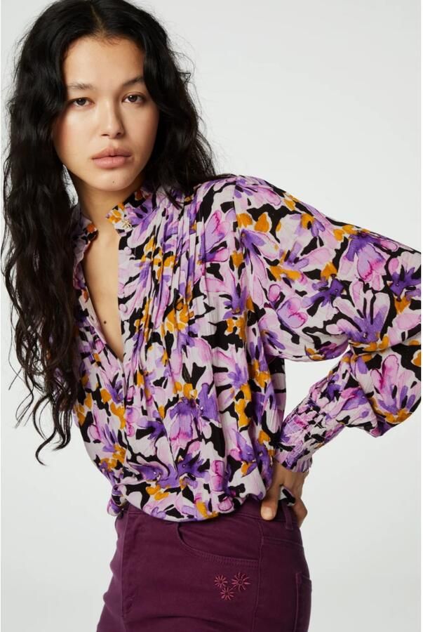 Fabienne Chapot Lucky Blouse met Lange Mouwen Purple Dames - Foto 3