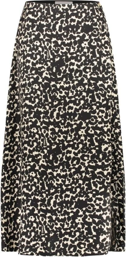 Fabienne Chapot Gouden Knoop Midi Rok Black Dames - Foto 4