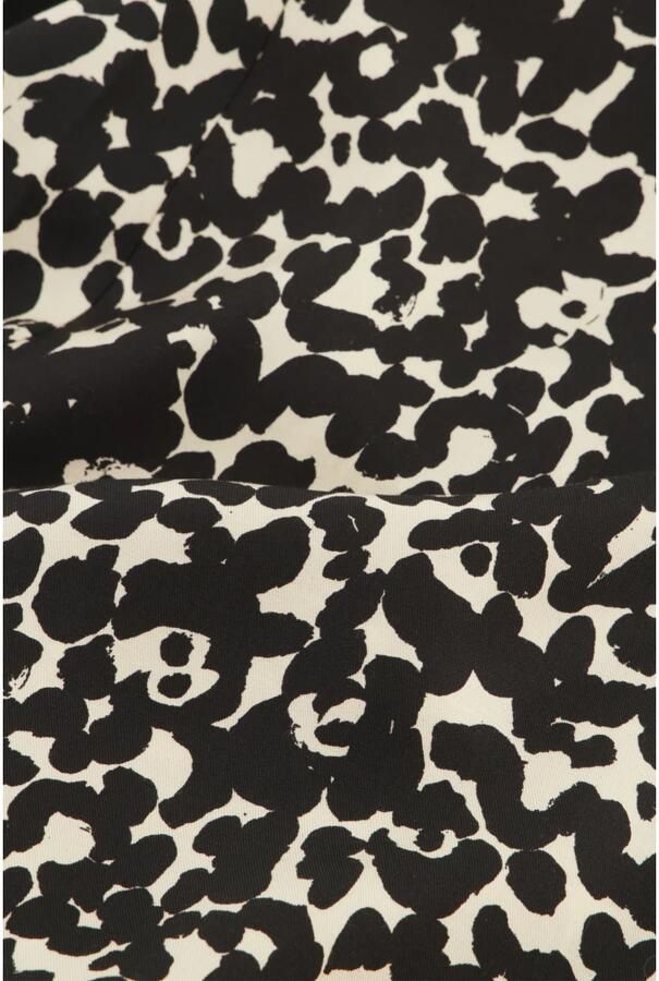 Fabienne Chapot Gouden Knoop Midi Rok Black Dames