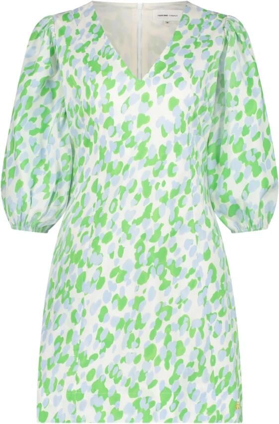 Fabienne Chapot Iris Jurk V-hals Driekwartmouwen Sugar Storm Print Multicolor Dames - Foto 7